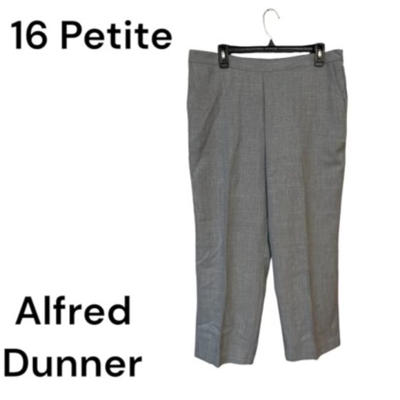 Alfred Dunner Pants - ❤️* ALFRED DUNNER TRADITIONAL FIT COMFORT WAIST EASY WEAR PANTS  16 PETITE